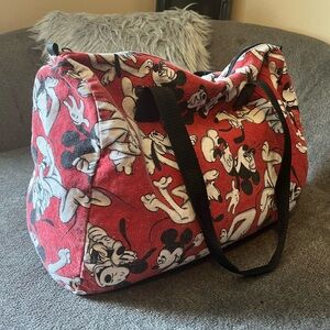 Disney Mickey Mouse & Pluto Mini Duffle Travel Bag